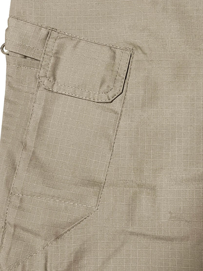 Waterproof tactical men's trousers made from advanced military fabric