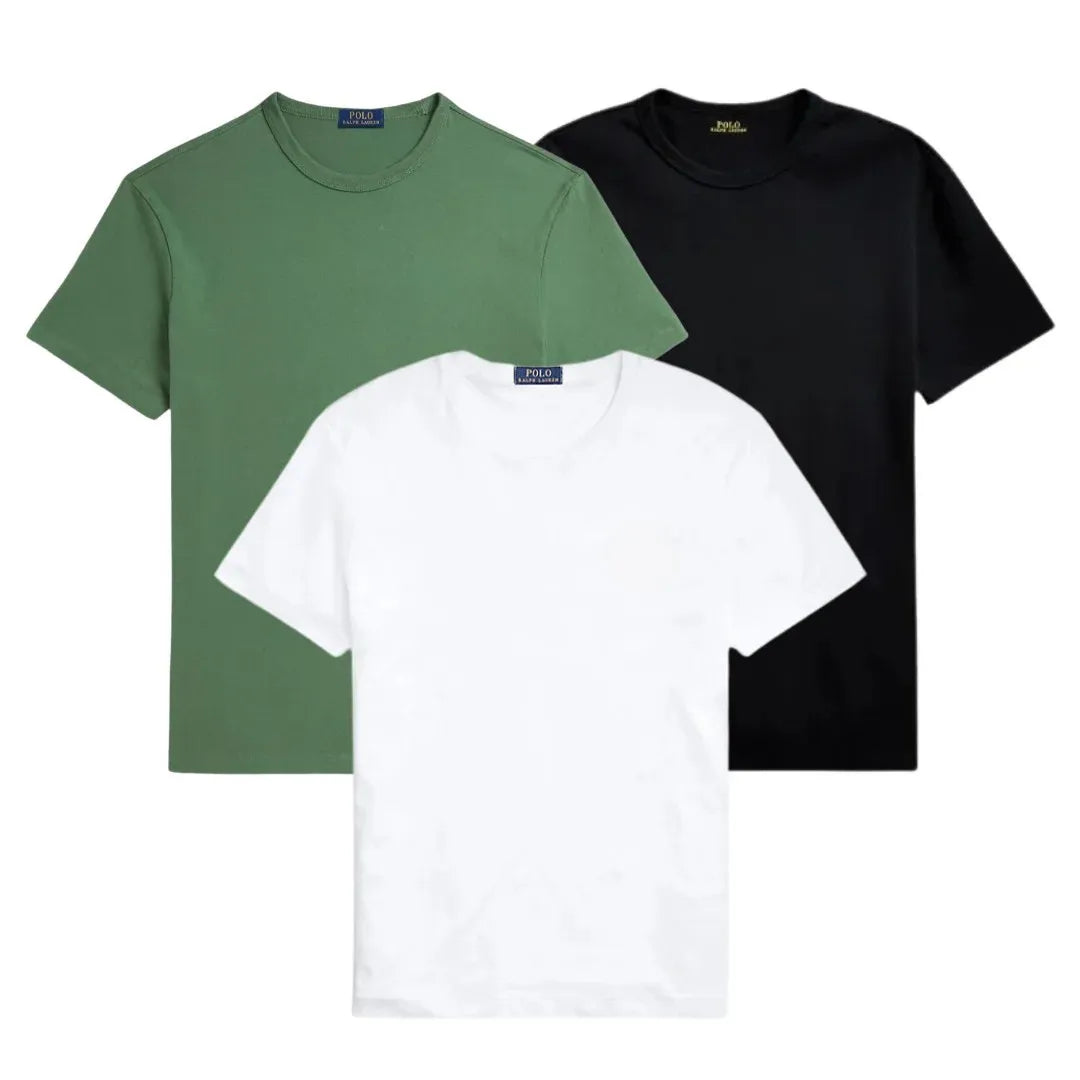 3-pack – Slim-fit cotton T-shirts for men
