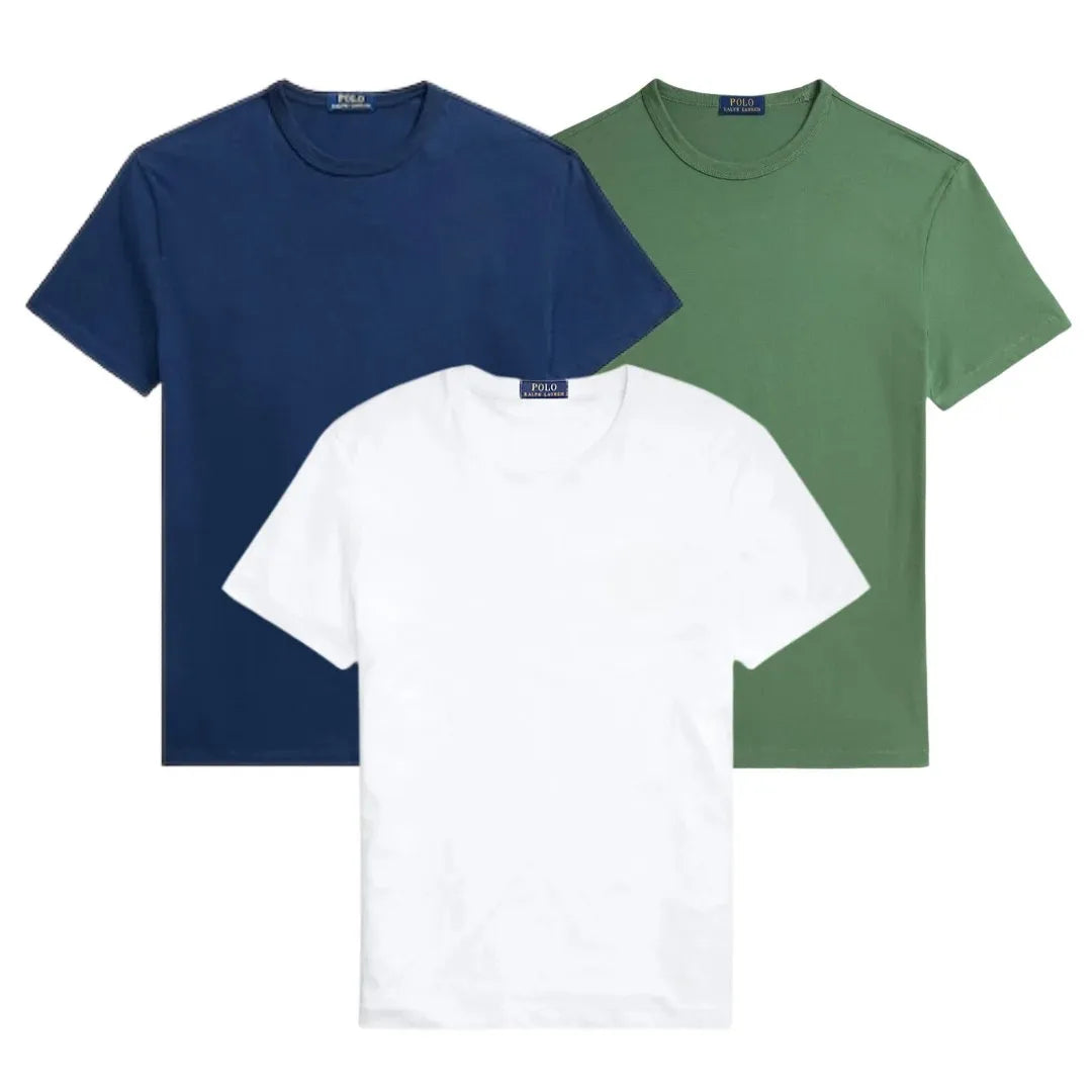 3-pack – Slim-fit cotton T-shirts for men