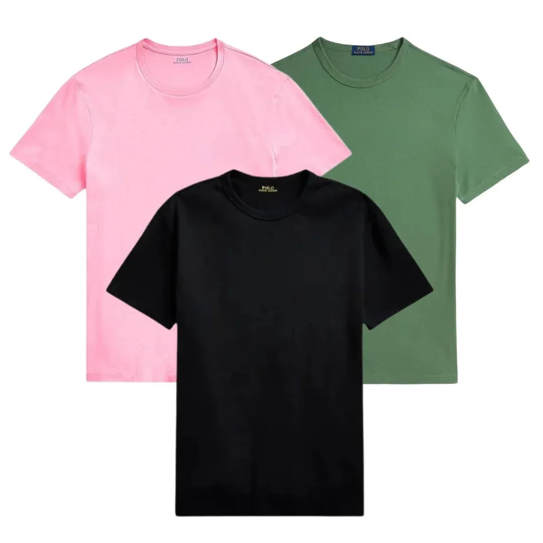 3-pack – Slim-fit cotton T-shirts for men