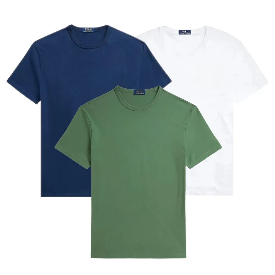 3-pack – Slim-fit cotton T-shirts for men