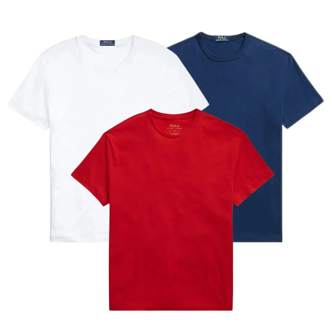 3-pack – Slim-fit cotton T-shirts for men