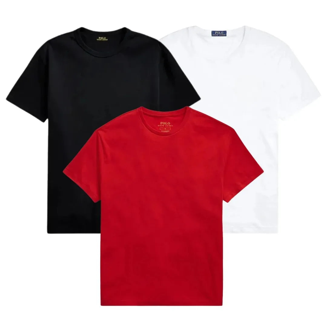 3-pack – Slim-fit cotton T-shirts for men