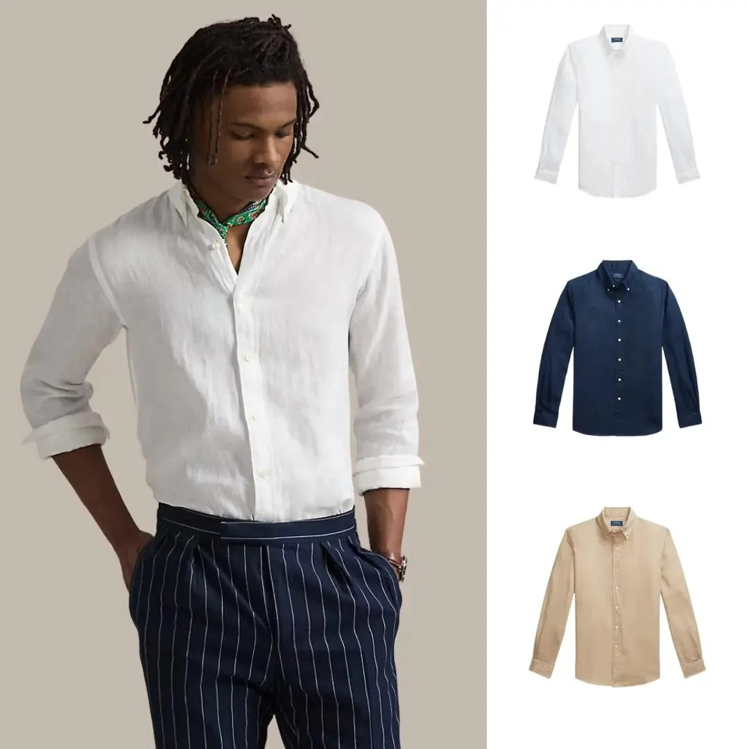 Buy 1, get 3 – Classic linen shirt
